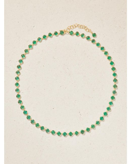 Irene Neuwirth Natural 18-Karat Emerald Necklace