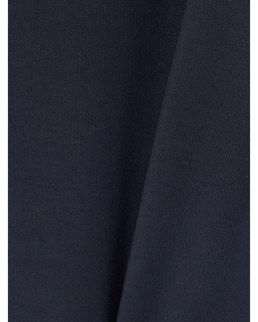 The Park Blue Donna Stretch-Tencel Lyocell Thong Bodysuit