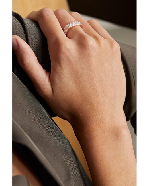 Ofira Natural Ring Aus 18 Karat Roségold Mit Diamanten
