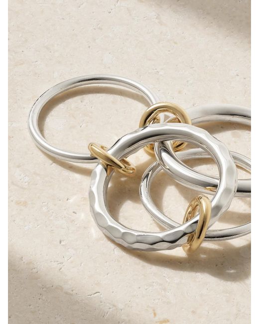 Spinelli Kilcollin Natural Cici Petite Sterling And 18-Karat Ring