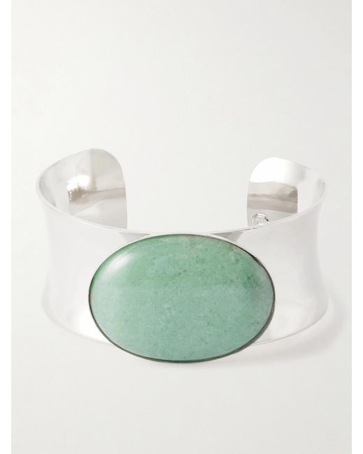 Jennifer Behr Green Johanna-Tone Aventurine Bangle