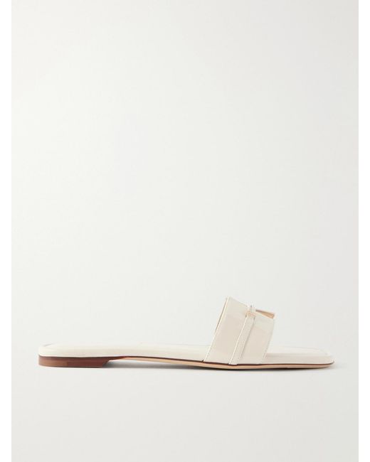Tom Ford Natural Julianne Patent Leather Flats