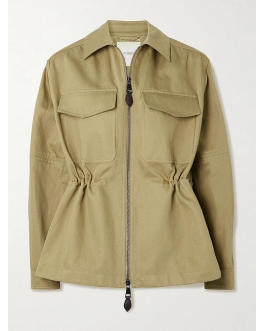 James Purdey & Sons Green Alnwick Cotton And Linen-Blend Twill Jacket