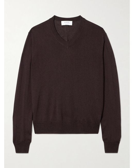 La Ligne Brown Ben Pullover Aus Einer Seidenmischung
