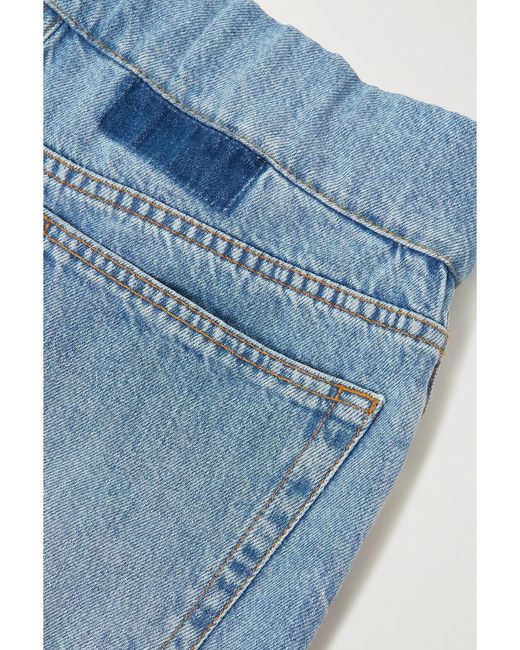 Etro Blue Patchwork Flared Jeans