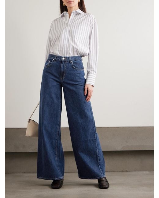Twp Blue Tiny Dancer Flared Jeans