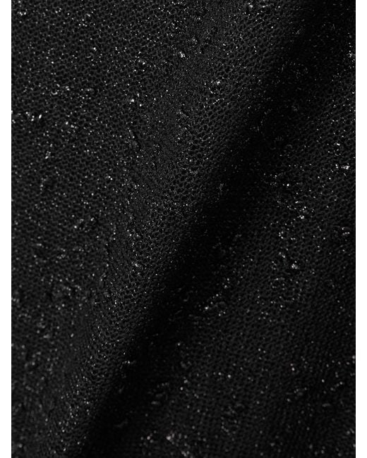 Christopher Esber Black Metallic Knitted Maxi Dress
