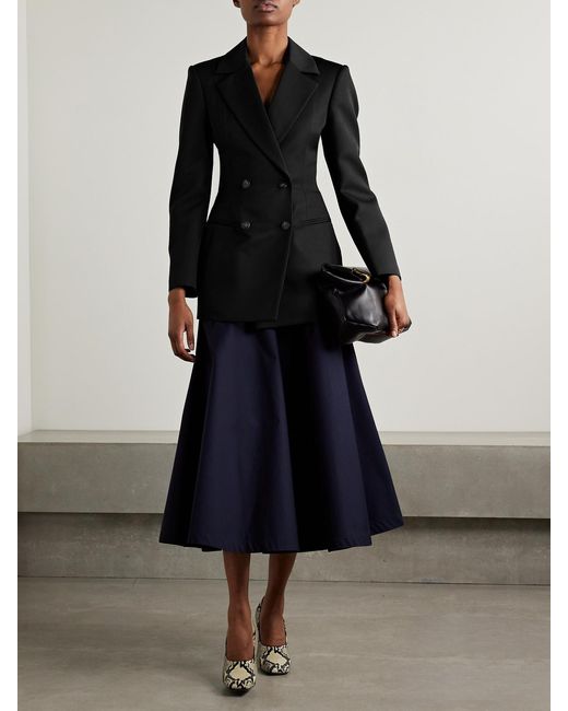 Altuzarra Black Woody Double-Breasted Wool Blazer