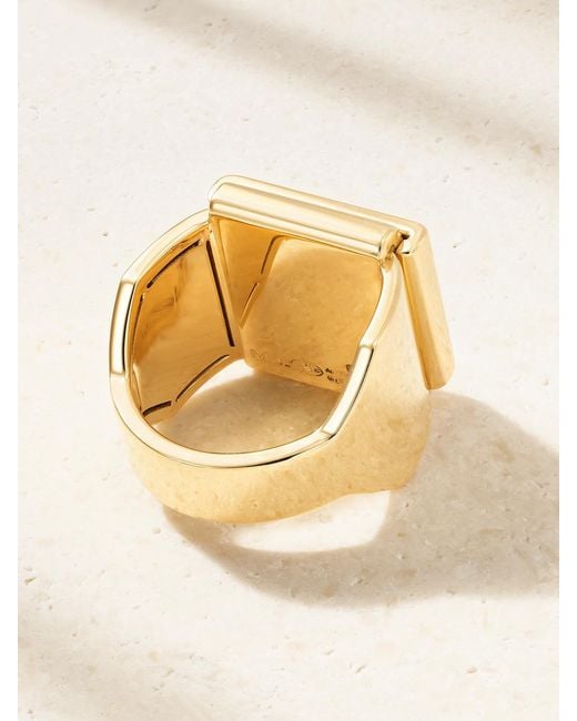 Marie Lichtenberg Natural Buck Small 18-Karat And Ring