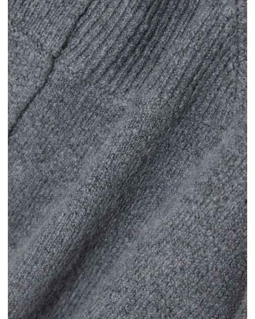 Deiji Studios Gray Press Cardigan Aus Recyceltem Strick