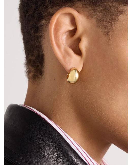 LIE STUDIO White The Simone-Plated Earrings