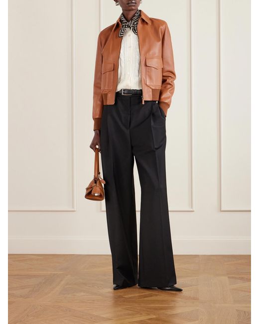 Ralph Lauren Brown Sullivan Leather Jacket