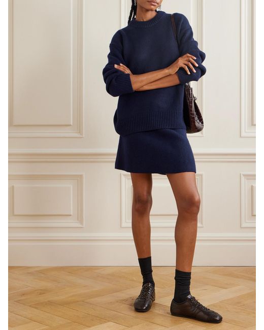 Lisa Yang Blue Renske Cashmere Sweater