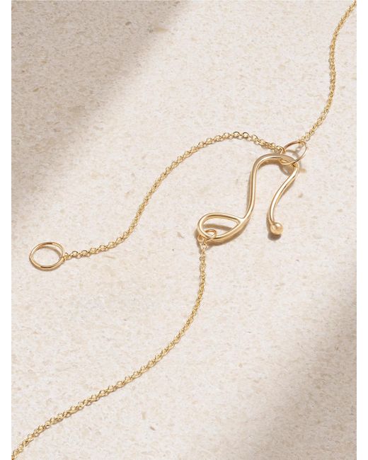 Melissa Joy Manning Natural X Marks The Spot 14-Karat Recycled Necklace
