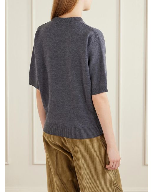 Rohe Blue Merino Wool Sweater