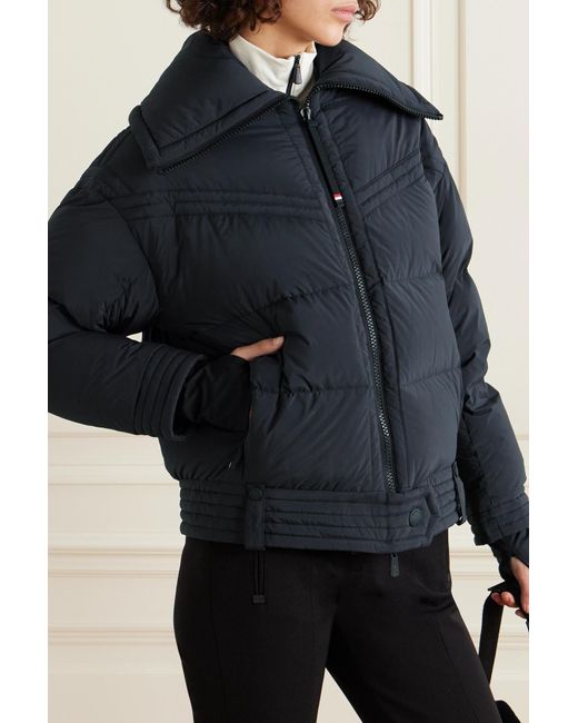 3 MONCLER GRENOBLE Blue Chapelets Quilted Shell Down Ski Jacket
