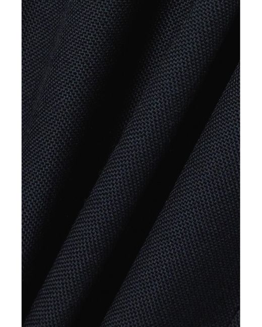 The Row Blue Roan Pleated Wide-Leg Pants