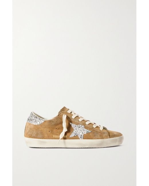 Golden goose tan suede sneakers sales