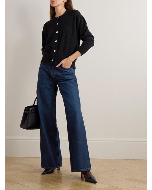 Citizens of Humanity Blue Paloma Mid-Rise Wide-Leg Jeans