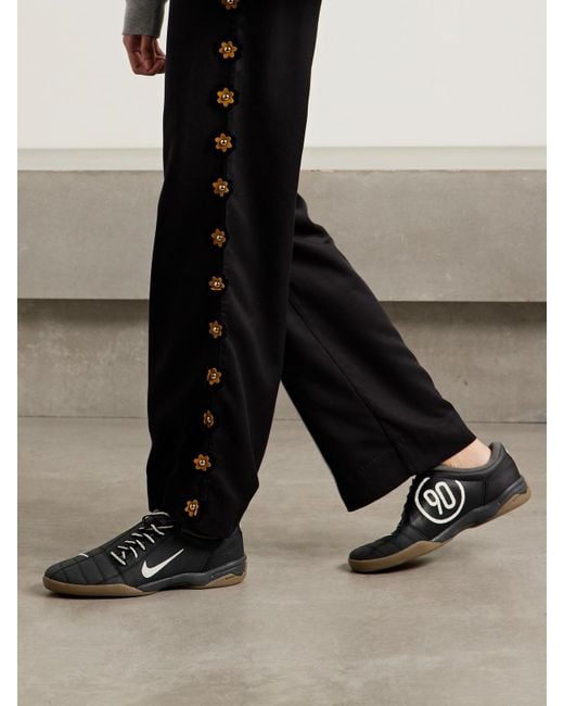Nike Black Total 90 Leather Sneakers