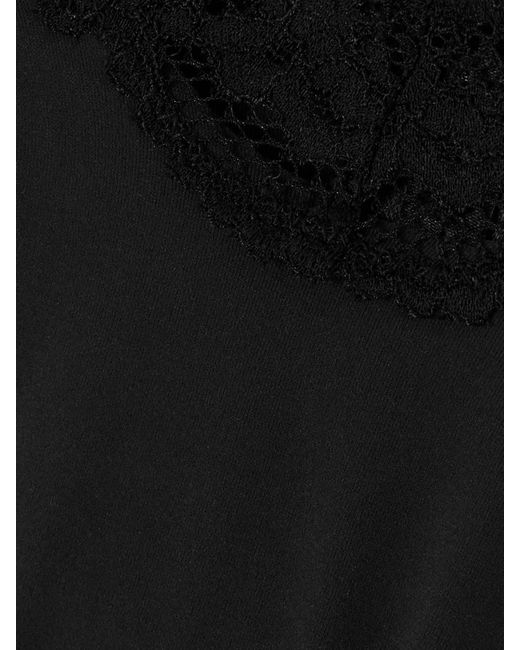 Skims Black Fits Everybody Lace Dipped Thong – Onyx – String Mit Spitze