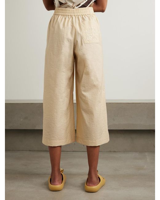 Loewe Natural Paula's Ibiza Hose Mit Weitem Bein Aus Einer Baumwollmischung