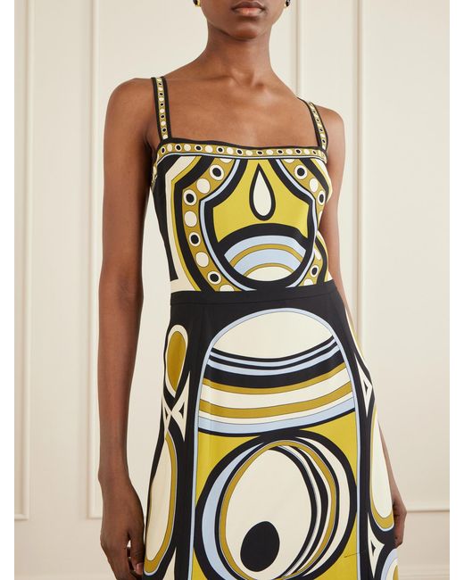 LaDoubleJ White Buy Me A Martini Printed Crepe Midi Dress