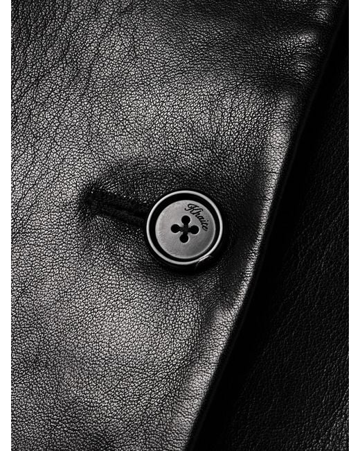 Khaite Black Jameson Leather Jacket