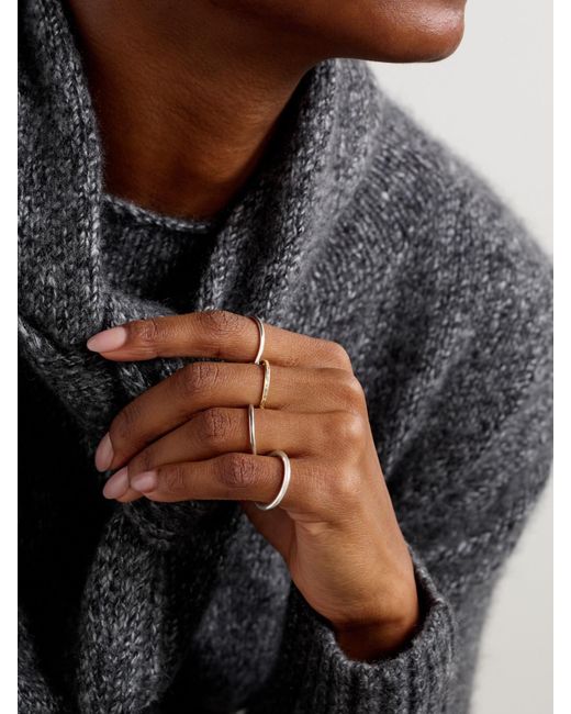 Spinelli Kilcollin Natural Kira Sterling And 18-Karat Diamond Ring