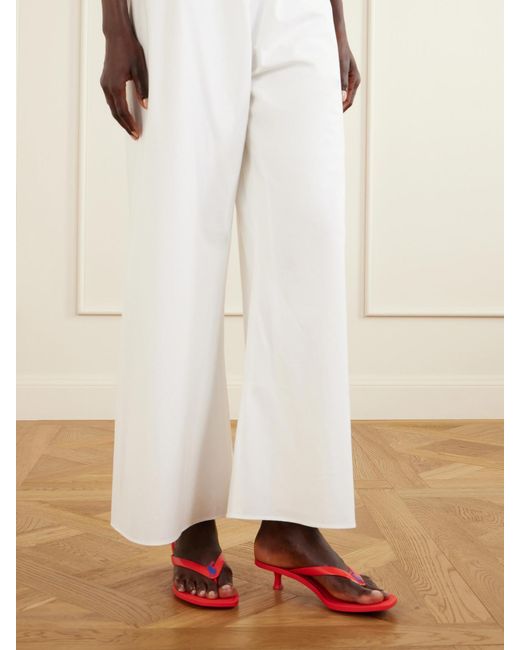 Polo Ralph Lauren Red Logo-Printed Tpu Sandals