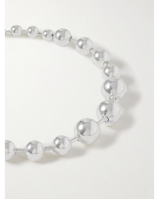Bracelet En Argent Orb Loren Stewart en coloris White
