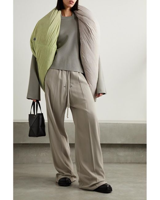 Rick Owens White Ombré Shell Down Jacket