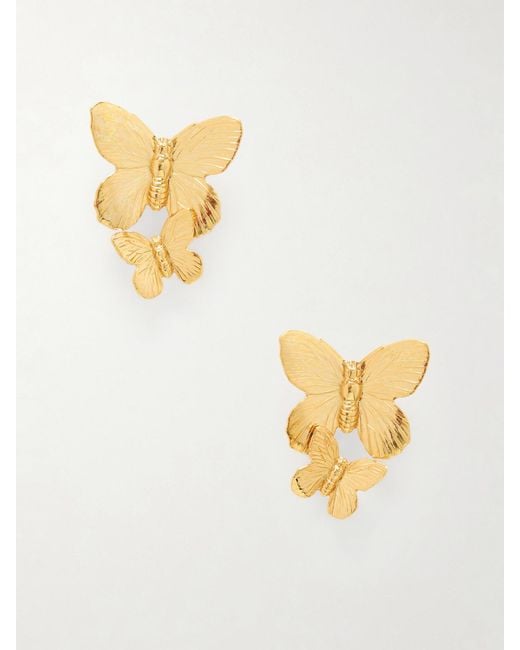 Jennifer Behr Metallic Peri-Tone Earrings