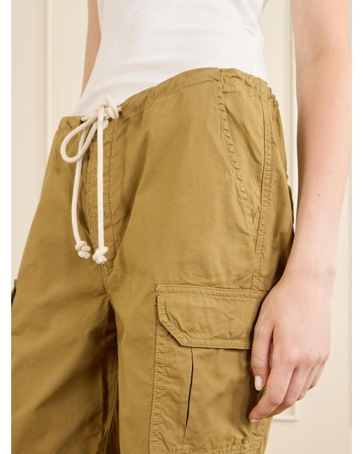 Jamie Haller Brown The Rope Tie Jersey Cargo Shorts