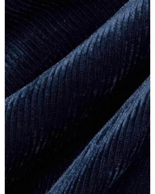TOVE Blue Naeve Ribbed Chenille Maxi Dress