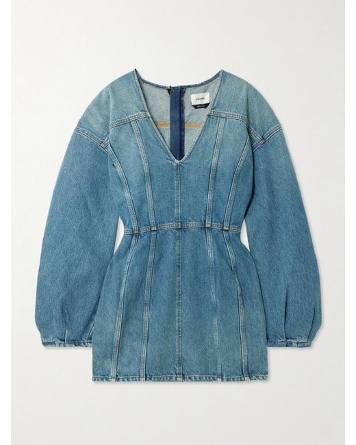 Haikure Blue Darly Minikleid Aus Denim