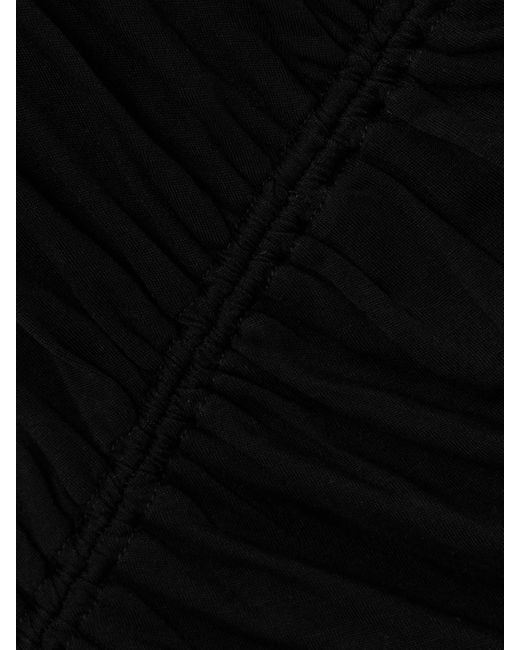Ulla Johnson Black Natalia Lyocell-Jersey Maxi Dress