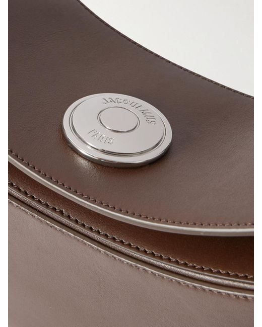 Jacquemus Brown Le Calisso Rond Schultertasche Aus Leder