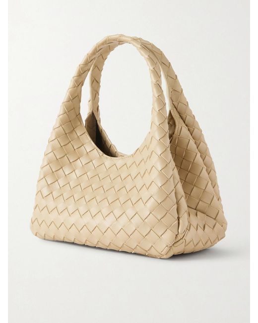 Bottega Veneta Natural Campana Intrecciato Leather Tote