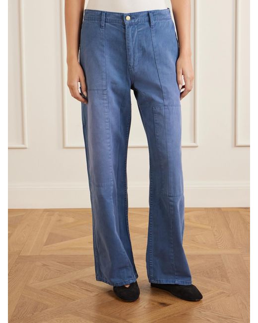 B Sides Blue Painter Mid-Rise Straight-Leg Jeans