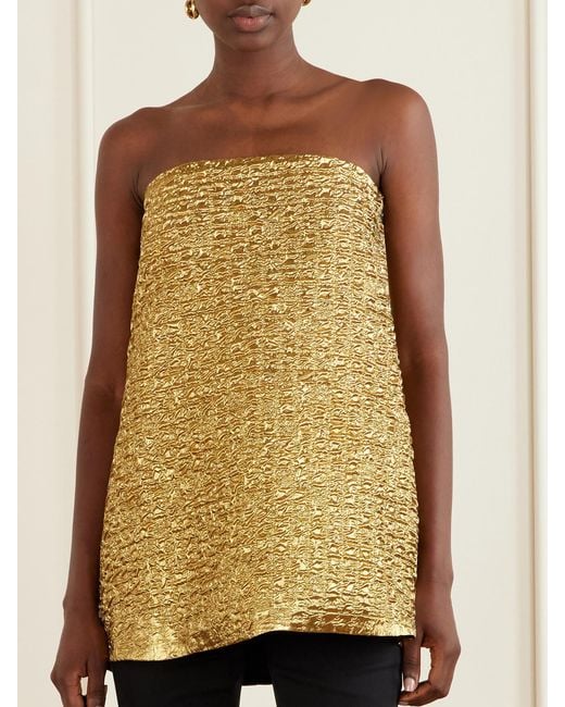 ‎Dima Ayad Natural Cloqué Blouse