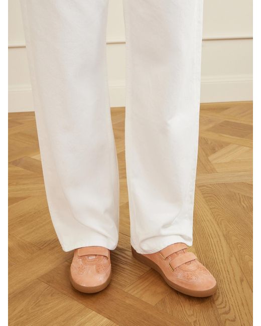 Isabel Marant Pink Beth Suede Sneakers