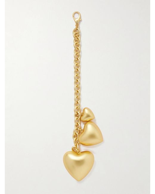 Roxanne Assoulin Metallic The Puffy Heart-Tone Bag Charm