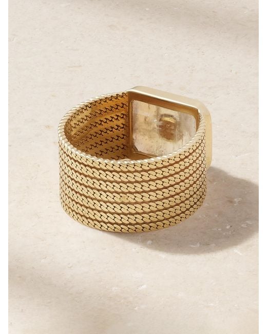 Pascale Monvoisin Natural Anton N°2 9-Karat, Moonstone And Opal Ring