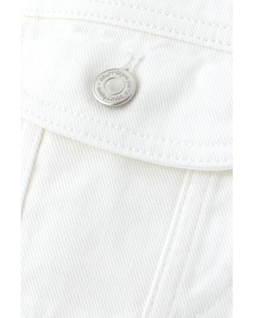 Courreges White Cocoon Denim Jacket