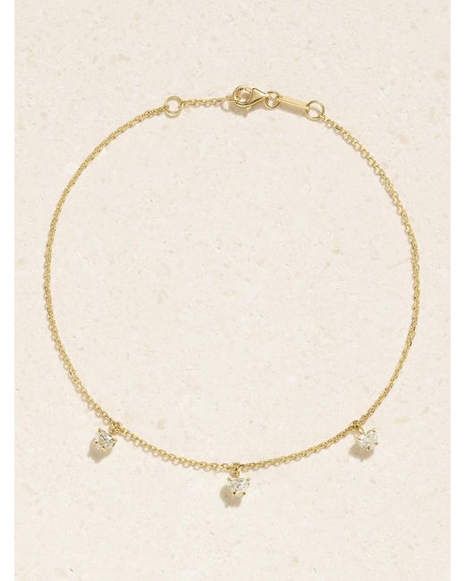 Anita Ko Natural Fußkettchen Aus 18 Karat Mit Diamanten