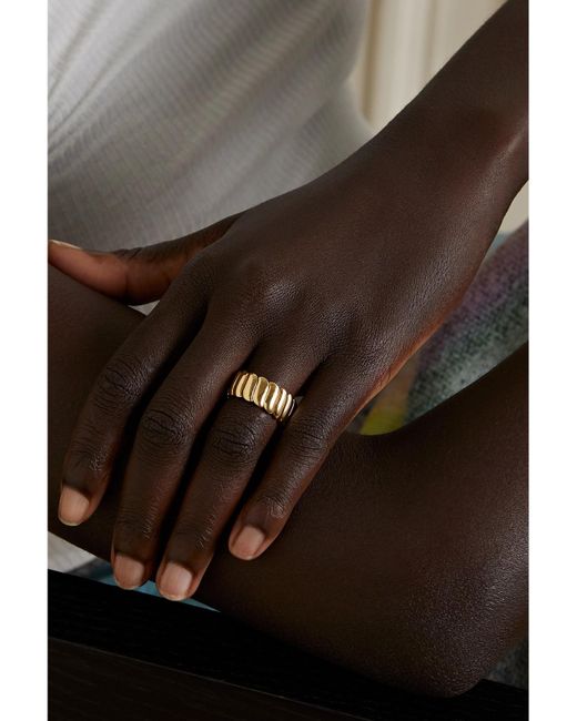 Anita Ko Metallic Large Zoe 18-Karat Ring