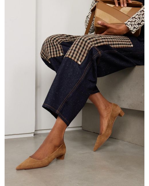 Escarpins En Daim Judi Aeyde en coloris Brown