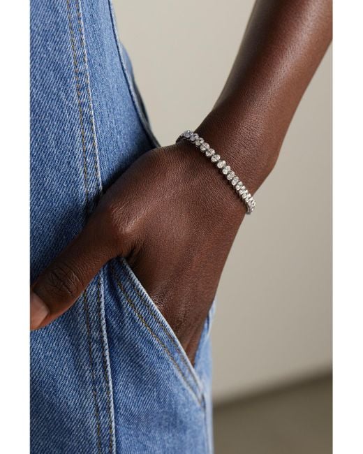 Anita Ko Natural 18-Karat Diamond Tennis Bracelet