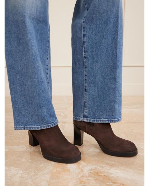 Tod's Brown Tronchetto Elastico 80 Suede Ankle Boots